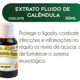 EXTRATO FLUIDO DE CALENDULA 30ml - RAC NATURE