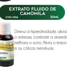 EXTRATO FLUIDO DE CAMOMILA 30ml - RAC NATURE