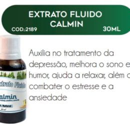 EXTRATO FLUIDO DE CALMIN 30ml - RAC NATURE