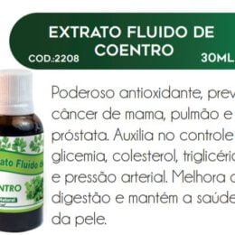 EXTRATO FLUIDO DE COENTRO 30ml - RAC NATURE