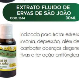EXTRATO FLUIDO DE SÃO JOÃO 30ml - RAC NATURE