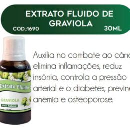 EXTRATO FLUIDO DE GRAVIOLA 30ml - RAC NATURE