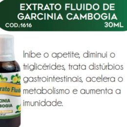 EXTRATO FLUIDO GARCINIA CAMBOGIA 30ml - RAC NATURE