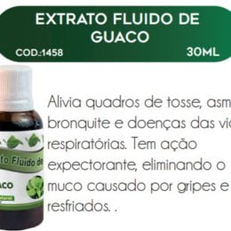 EXTRATO FLUIDO DE GUACO 30ml - RAC NATURE
