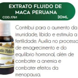 EXTRATO FLUIDO MACA PERUANA 30ml - RAC NATURE