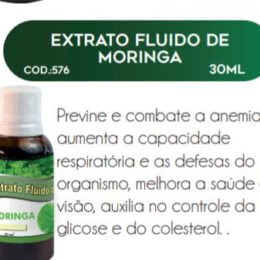 EXTRATO FLUIDO DE MORINGA 30ml - RAC NATURE