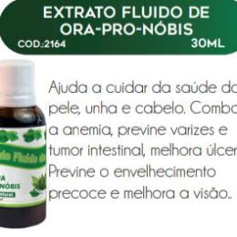 EXTRATO FLUIDO ORA-PRO-NÓBIS 30ml - RAC NATURE