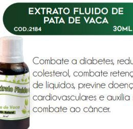 EXTRATO FLUIDO PATA DE VACA 30ml - RAC NATURE