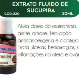 EXTRATO FLUIDO DE SUCUPIRA 30ml - RAC NATURE