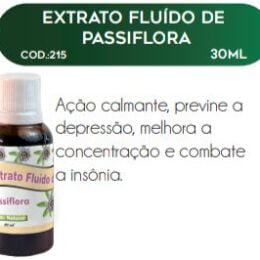 EXTRATO FLUIDO DE PASSIFLORA 30ml - RAC NATURE