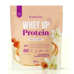 WHEY UP PROTEIN 900G - BAUNILHA E CARAMELO SANAVITA