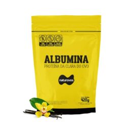 ALBUMINA PURA 420G BAUNILHA - NATUROVOS
