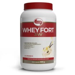 WHEY FORT 3W BAUNILHA 900G - VIATFOR