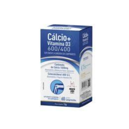 CÁLCIO + VITAMINA D3 60CPS - HEALTH LABS