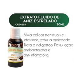 EXTRATO FLUIDO DE ANIS ESTRELADO 30ml - RAC NATURE