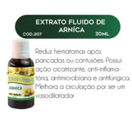 EXTRATO FLUIDO DE ARNICA 30ml - RAC NATURE