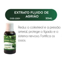 EXTRATO FLUIDO AGRIÃO 30ml - RAC NATURE