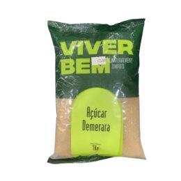 AÇÚCAR DEMERARA 1KG - VIVER BEM