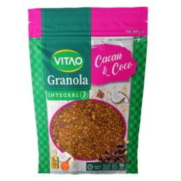 GRANOLA INTEGRAL CACAU E COCO 800g - VITAO