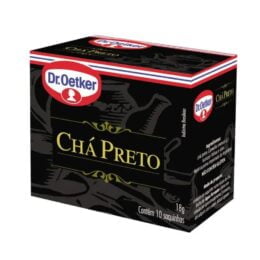 CHÁ PRETO 10 SACHES DR.OETKER