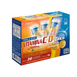 VITAMINA C + ZINCO 30 COMPRIMIDOS - HEALTH LABS