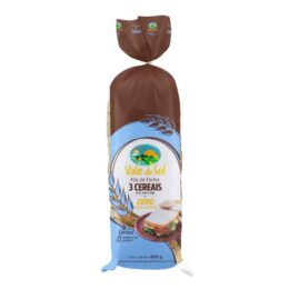 PÃO DE FORMA 3 CEREAIS 400G ZERO AÇÚCARES - VALE DO SOL