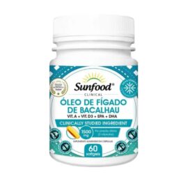 ÓLEO DE FIGADO DE BACALHAU 60CAPS - SUNFOOD