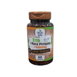 TRIBULUS + MACA PERUANA + GINSENG 60CAPS - MULTI VITTA
