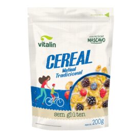 CEREAL MATINAL COM AÇÚCAR MASCAVO 200g - VITALIN